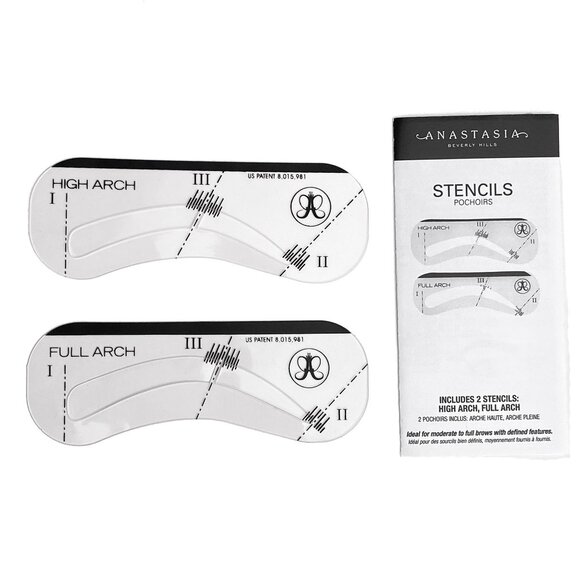 Anastasia Beverly Hills - Stencils - High Arch & Full Arch - Picture 1 of 5